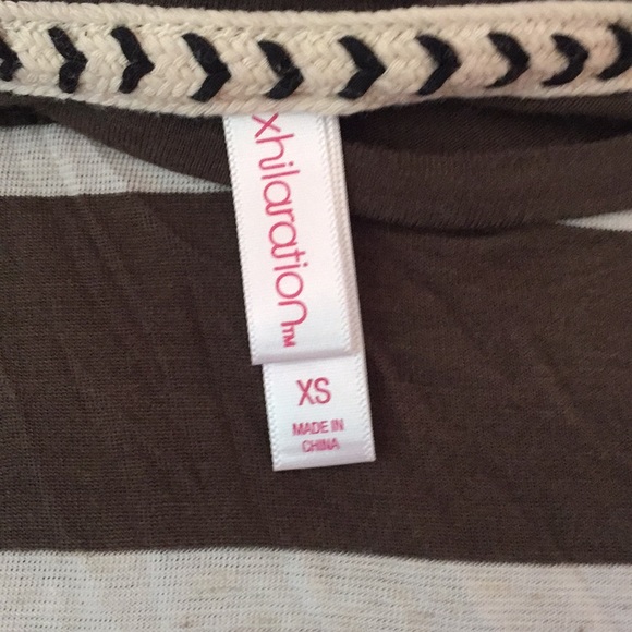 EUC Xhilaration Long Sleeve Peplum Tee - Picture 5 of 6